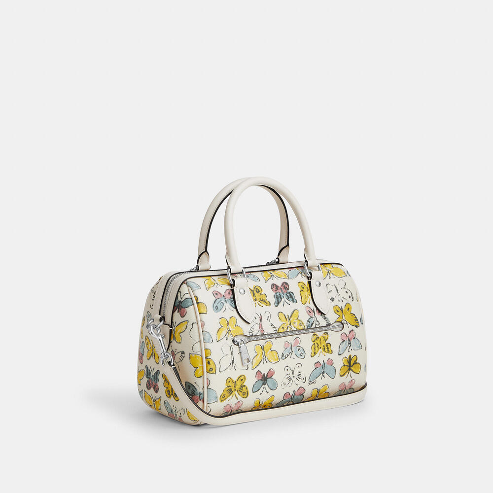 Coach Butterfly Rowan Satchel Bag NWT - Picture 8 of 13